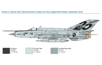 Сборная модель Самолет MiG-21bis "Fishbed"