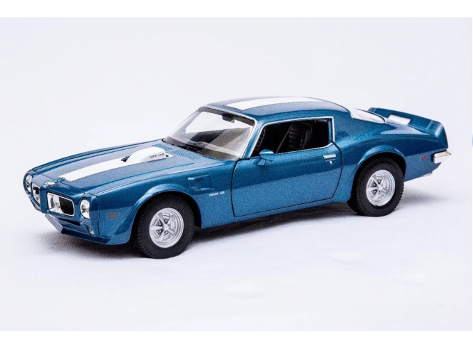 PONTIAC Firebird Trans Am (1972), blue metallic / white