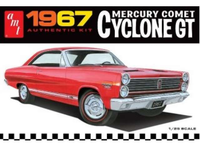 Сборная модель Mercury Cyclone GT, plastic modelkit 1967