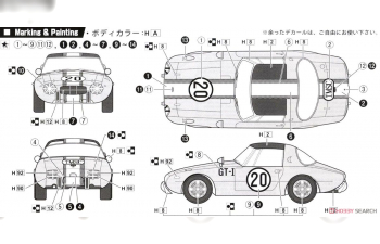 Сборная модель Toyota Sports S800 (Toujirou Ukiya Custom)