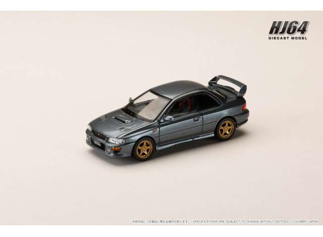 SUBARU Impreza PURE SPORTS COUPE WRX type R STi Version WR Type Front Bumper, cool gray metallic
