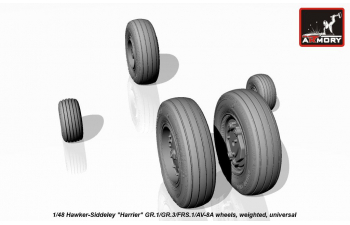 Колёса под нагрузкой для Hawker-Siddeley "Harrier" GR.1/GR.3/FRS. 1/AV-8A