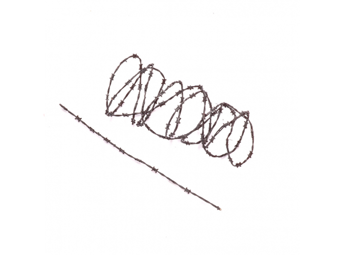 Проволока колючая, размер S