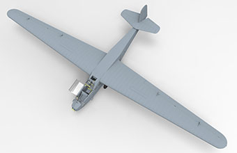 Сборная модель DFS230B-6 Light Assault Glider W/Deceleration rocket