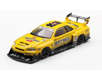 NISSAN GTR (R34) Skyline Super Silhouette Sport (2025), yellow