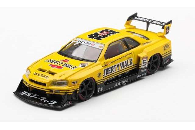NISSAN GTR (R34) Skyline Super Silhouette Sport (2025), yellow