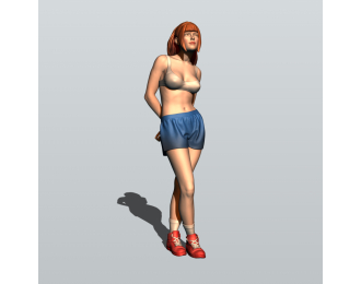 Фигурка Спортсменка 4, окрашенная