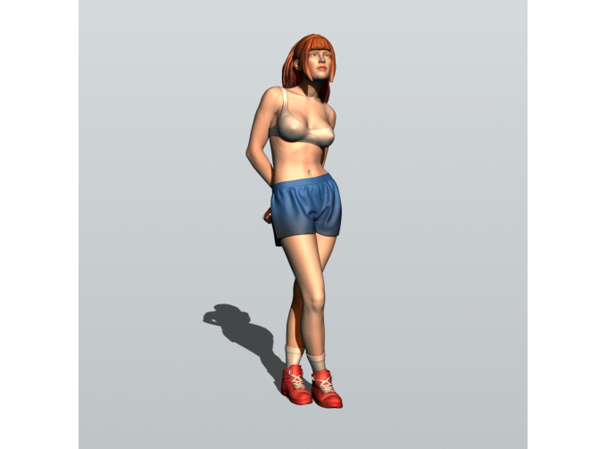 Фигурка Спортсменка 4, окрашенная