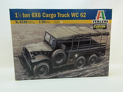 Сборная модель 1 1/2 ton 6x6 DODGE Cargo Truck WC 62