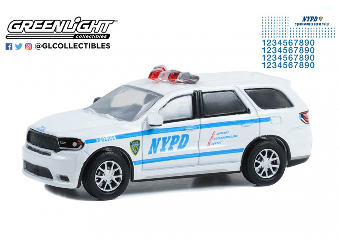 DODGE Durango "New York City Police Dept (NYPD)" (2019) с листом декалей