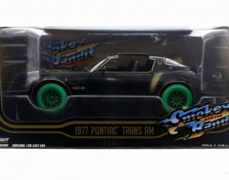 PONTIAC Firebird Trans Am из к/ф "Смоки и бандит" (1977), black / green (Greenlight!)