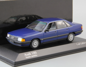 AUDI 100 (1990), blue metallic