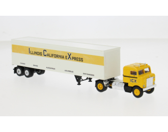KENWORTH Bullnose Ko-SZ Illinois California eXpress (ICX) (1950), yellow