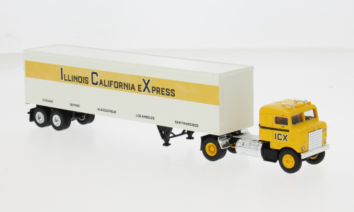 KENWORTH Bullnose Ko-SZ Illinois California eXpress (ICX) (1950), yellow