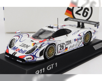 PORSCHE 911 Gt1-98 Team Porsche Ag Mobil 1 N 26 Winner 24h Le Mans (1998) A.Mcnish - L.Aiello - E.Ortelli, White Blue Red