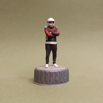 Фигура 0900 Саня мотоциклист, окрашенная (цвет в ассортименте)