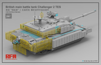 Фототравление Противокумулятивные решетки Challenger 2 TES