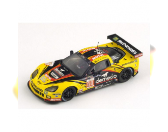 CHEVROLET Corvette C6 ZR1 №50 Larbre Competition Winner 20th Le Mans GTE AM class 2011, yellow