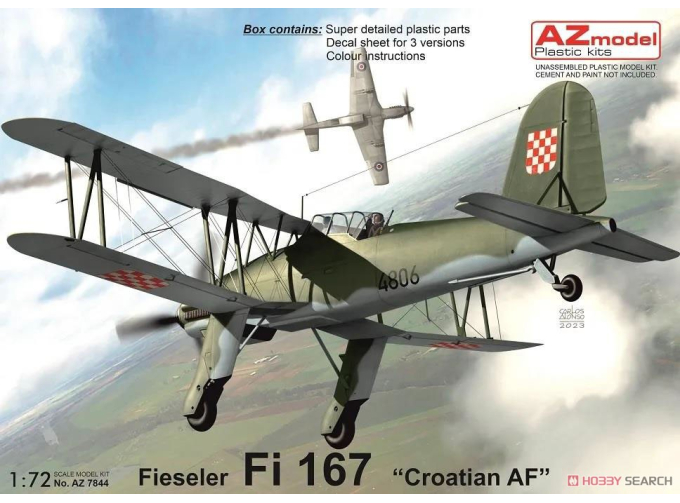 Сборная модель Fieseler Fi 167 "Croatian AF"
