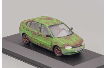 Lada Kalina, зеленый