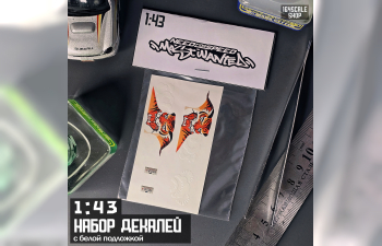 Декаль Need for Speed Most Wanted "Big Lu Mitsubishi Eclipse"