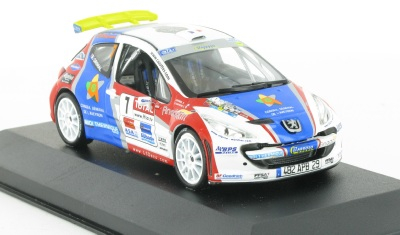 PEUGEOT 207 WRC, серия Champions Francais de Rallye 51, бело-синий