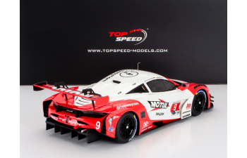 McLAREN 720s Gt3 Evo 4.0l Turbo V8 Team Pfaff Motorsport №9 Imsa Motul Course Monterey (2024) Oliver Jarvis - Marvin Kirchhofer, Red White