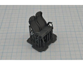 Сиденья пассажирские мягкие для автобусов, пара (тип 1)