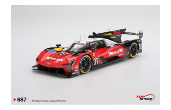 CADILLAC V-series R 5.5l V8 Team Cadillac Whelen N 31 Imsa 24h Daytona (2025) Jack Aitken - Earl Bamber - Felipe Drugovich - Frederik Vesti, Red Black