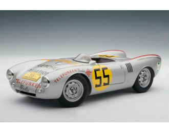 PORSCHE 550 - 1500 RS SPYDER CARRERA PANAMERICANA 1954 HERRMANN, 55, silver