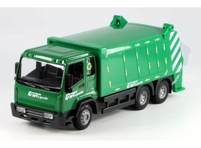 Мусоровоз Nettezza Urban Truck, зеленый (18 cm)