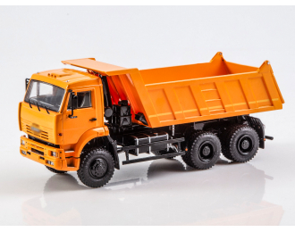 Камский грузовик 6522 самосвал, оранжевый