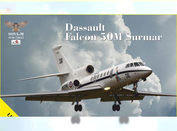 Сборная модель Пассажирский самолет Dassault Falcon 50M