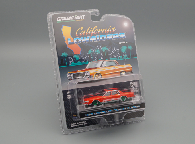 CHEVROLET Caprice Classic 1989 Custom Red/Yellow Stripes (Greenlight!!!)