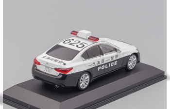 NISSAN Skyline GT (V37) 2020 Hokkaido Police Vehicle (625), white / black