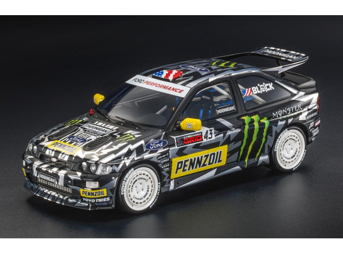 FORD Escort Rs Cosworth №43 Hoonigan (2017) Ken Block, Black