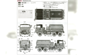 Сборная модель Japan Ground Self Defense Force 3 1/2tFuel tank vehicle