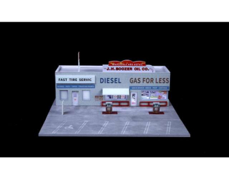Diorama *Gas station*, various
