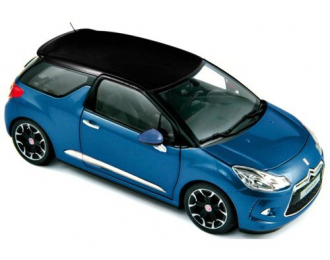 CITROËN DS3 2011, синий/черный