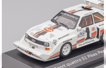 AUDI Sport Quattro S1 (E2) Walter Röhrl Pikes Peak 1987, white