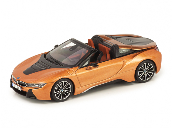 BMW i8 roadster 2018 медный металлик