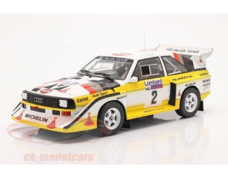 AUDI Sport Quattro S1 #2 "HB Audi Team" Mikkola/Hertz Lombard RAC Rally 1985