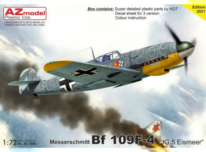 Сборная модель Bf 109F-4 JG.5 Eismeer