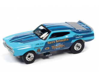 FORD Mustang Funny Car Harry Schmidt's Blue Max (1973), blue