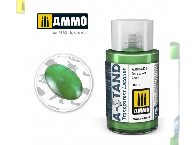 A-STAND Transparent Green, 30мл