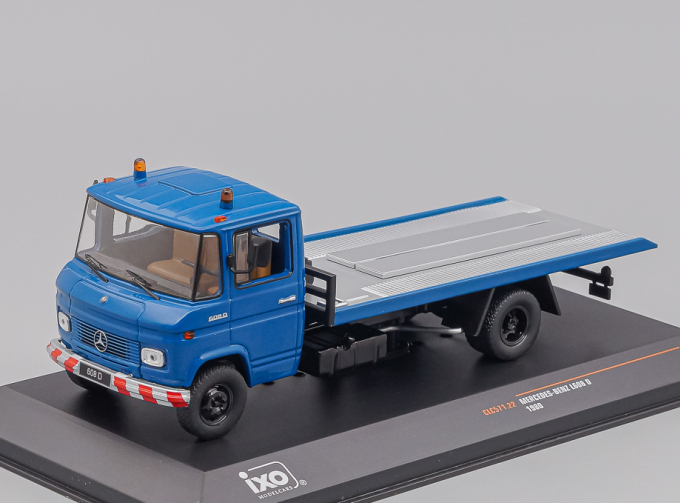 MERCEDES BENZ L608d Truck 2-assi (1980) - Carro Attrezzi - Wrecker Road Service, blue