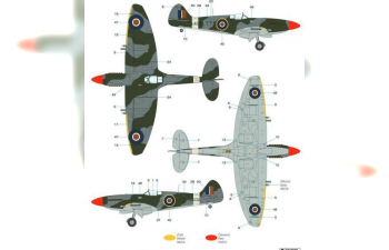 Сборная модель Supermarine Spitfire Mk.21 Contraprop