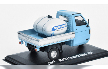 PIAGGIO Ape Tm P703 Tanker Cisterna Trasporto Acqua Potabile (1984), Light Blue