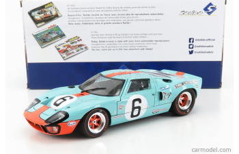 FORD GT40 4.9L V8 Team JW Automotive engineering №6 Winner 24h Le Mans Jacky Ickx - Jackie Oliver (1969)