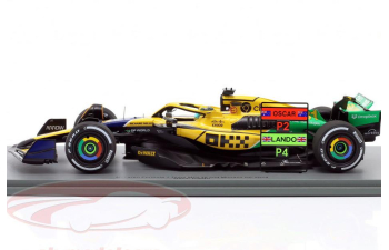 McLAREN MCL38 #81 2nd Monaco GP Formula 1 Oscar Piastri (2024)